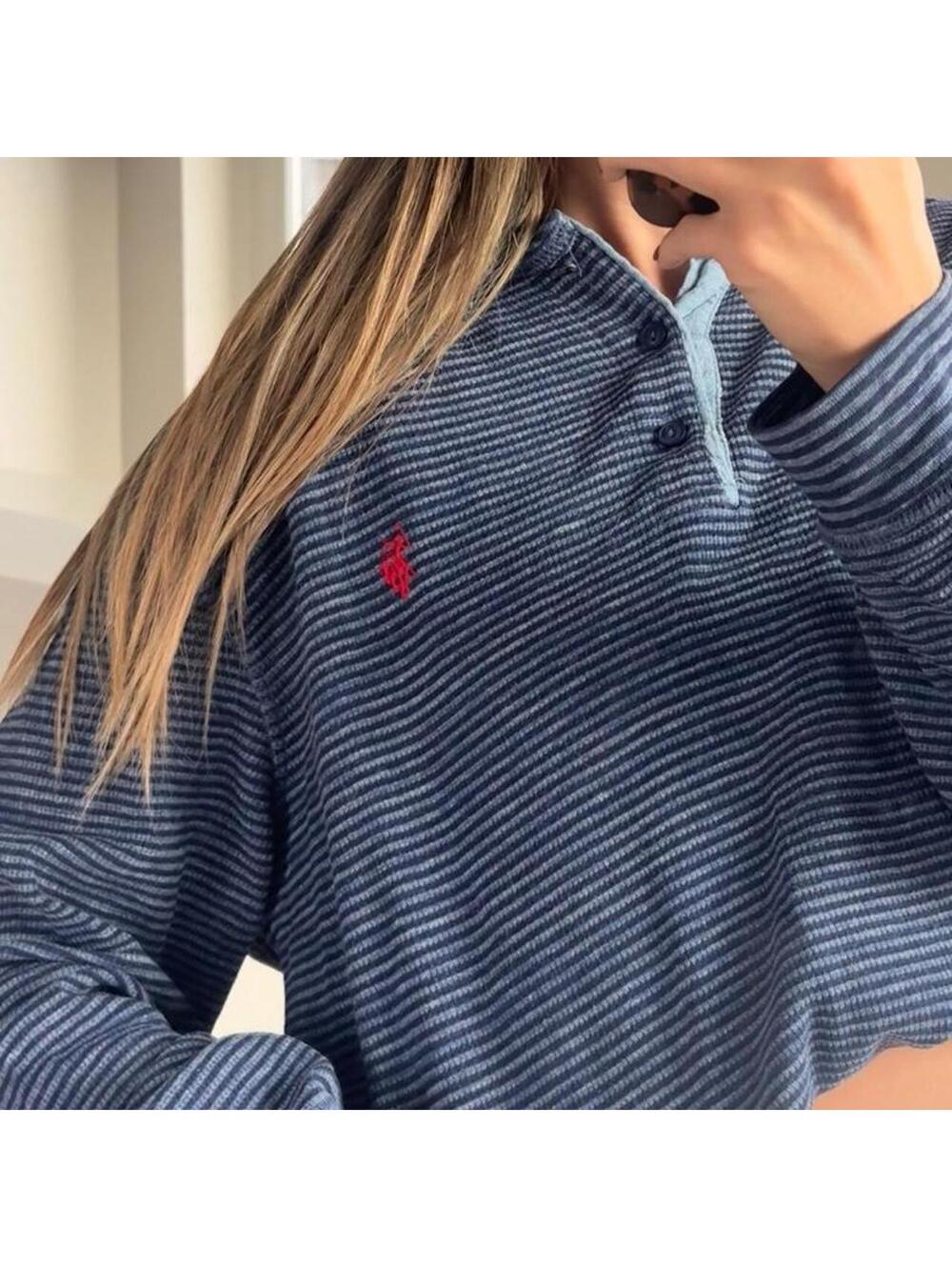 Vintage Ralph Lauren Striped Henley